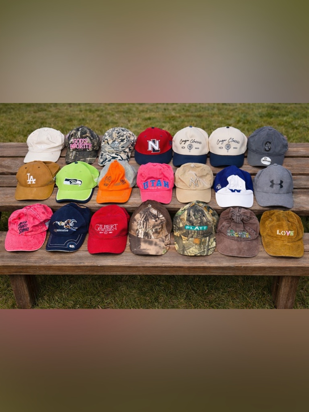 Assorted Baseball Caps - Multicolor Mix - Picture 3 of 6